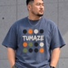 [ 短袖TEE ] 漆點方格/落肩款 / 冰瓷棉 / 灰色