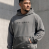 🎈零碼特價🎈[ 長袖帽TEE] ON-CALL水洗落肩漸層復古保暖帽TEE/岩灰(剩6XL)