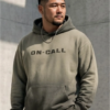 🎈零碼特價🎈[ 長袖帽TEE] ON-CALL水洗落肩漸層復古保暖帽TEE/淺駝(剩下4XL)