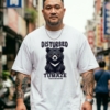 [ 短袖TEE ] 黑熊情緒/落肩款 / 冰瓷棉 / 白色＆卡其